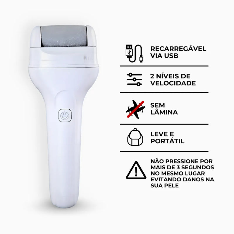 Lixa Elétrica e Removedor Automático De Pele Morta