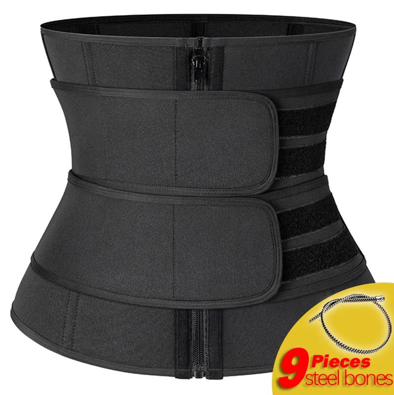 Women Waist Trainer Neoprene Body Shaper Belt Slimming Sheath Belly Reducing Shaper Tummy Sweat Shapewear Workout Shaper Corset