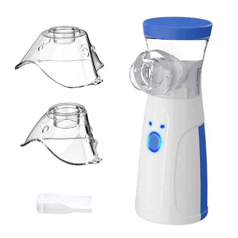 Medical USB Nebulizer - Portable Compressor Sprayer, Handheld for Home, Suits Adults & Children with Cough Inhaler Machine