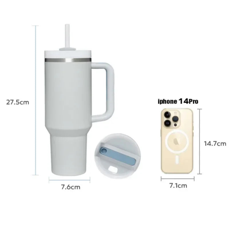 copo térmico  de aço inoxidável, grande